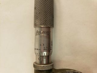 Vintage Lufkin No.  1941 Micrometer Tool - 0 - 1” - Machinist Mill W/ Paperwork 3