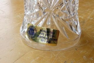 Vintage Tritschler Winterhalder Bleikristall Crystal Dinner Bell Made in Germany 2