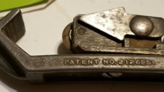 Vintage Imperial Brass Mfg Co Tube Cutter 127 F USA Early Patent No 2126951 4