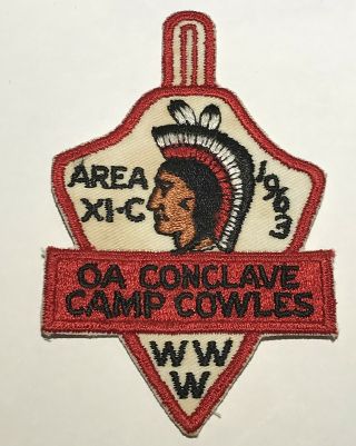 1963 Oa Conclave Region 11c Camp Cowles Washington Mc3