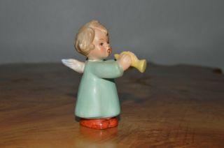 Rare Goebel Angel With Yellow Horn 3 " W Germany
