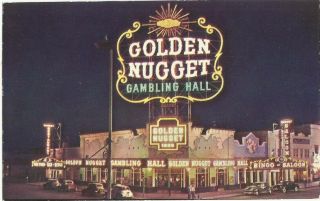 The Million Dollar Golden Nugget Gambling Hall Saloon Las Vegas Nevada Nv Pc