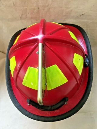 CAIRNS 1044 RED HELMET WITH DEFENDER HID - A - WAY SHIELD EAGLE COMPLETE 6