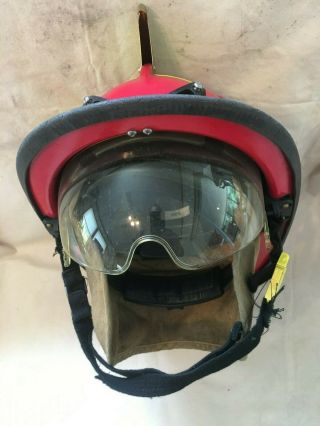 CAIRNS 1044 RED HELMET WITH DEFENDER HID - A - WAY SHIELD EAGLE COMPLETE 8
