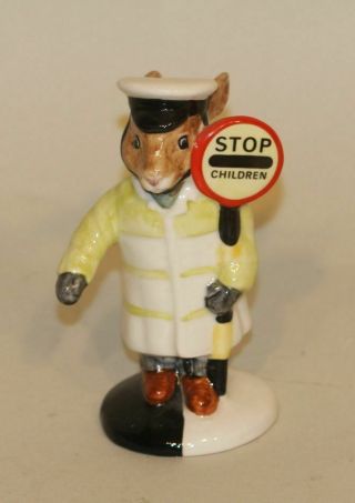 Royal Doulton England Lollipopman Bunnykins Figurine Db65 Stop Children Sign