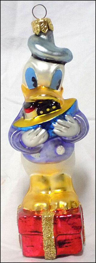 Christopher Radko Christmas Ornament Donald Duck Ready For Sea Disney 1996