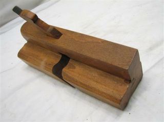 Early Shaw Woodworking 2 " Moulding Plane Wood Tool Quirked Ovolo Molding