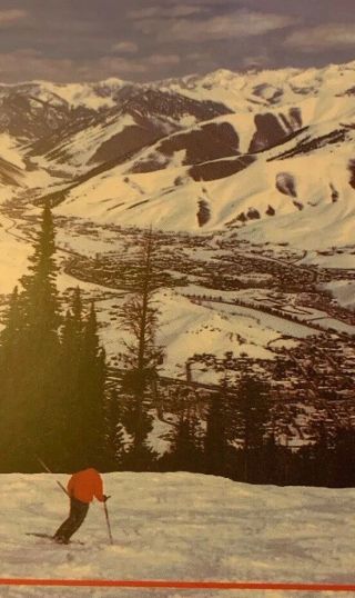 Lower College Run Bald Mountain Ketchum Sun Valley Panorama Unposted Postcard