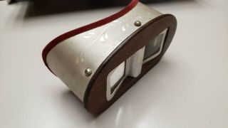 Vintage Wooden Handheld Stereoscope 3d Viewer Replacement Eye Piece Only