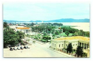 Vintage Postcard Plaza De La Republica Managua Nicaragua C16