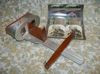 Vintage The " Perfecscope " Stereoscope 3d Card Viewer In Well Preserved