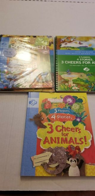 Girl Scouts Daisy Daisies Journey Books 3 Cheers For Animals Earth And Sky