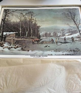 Set of 6 Currier and Ives Placemats 4