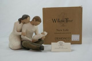 Willow Tree Figurine Susan Lordi 2000 Life 26029 And Card
