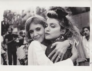 Vintage Press Photograph - Madonna & Rosanna Arquette - Photo: Andy Schwartz