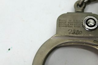 Rare Smith And Wesson Model 94 Handcuffs with 3 Keys Bianchi Case Chicago Police 3