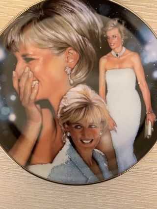 Princess Diana Queen Of Style Heirloom Collectors Plate By Franklin