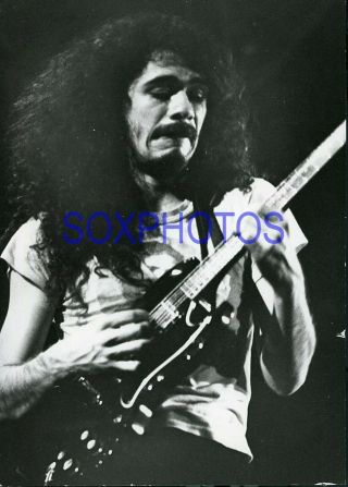 Mg99 - 201 Guitarist Carlos Santana Vintage 8 " X10 " B&w Photograph