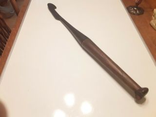 Antique Hand Forged Bark Peeler Or Spud,  Logging Tool
