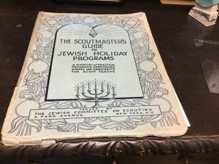 1944 The Scoutmaster’s Guide To Jewish Holiday Programs (experimental)