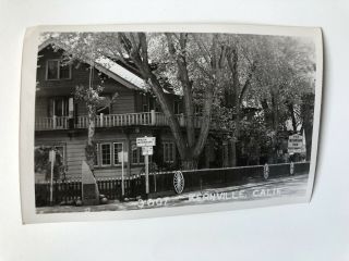 Extremely Rare 1940s Rppc Of The Mountain Inn Kernville,  Ca Postcard 3607