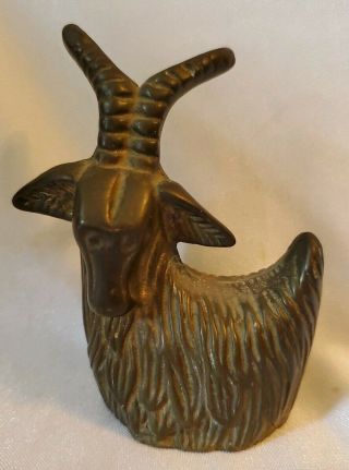 Vintage Brass Mountain Horned Billy Goat Dolphin Fish Cricket Grasshopper Insect 4
