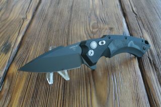 Hogue Knives X5 Spear Point Flipper Knife Black G - Mascus (3.  5 " Black) 34579