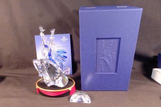 Swarovski Crystal Figurine 2002 Scs Magic Of Dance Isadora Stand &