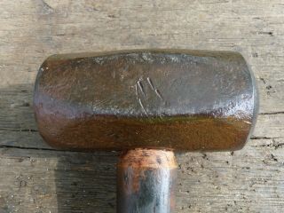 Large 7 lb.  13 oz.  Blacksmith/Anvil Farrier ' s Rounding Hammer VG 6