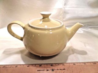 VINTAGE SMALL YELLOW CERAMIC TEAPOT,  CERAMIQUE MAASTRICHT,  MADE IN HOLLAND 2