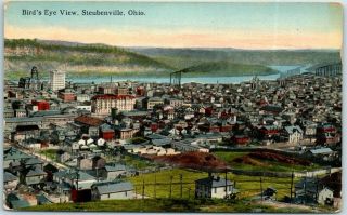 Steubenville,  Ohio Postcard " Bird 