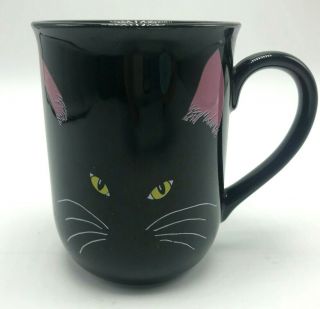 Vintage Otagiri Black Cat Mug By Cheryl Fleischer Made In Japan
