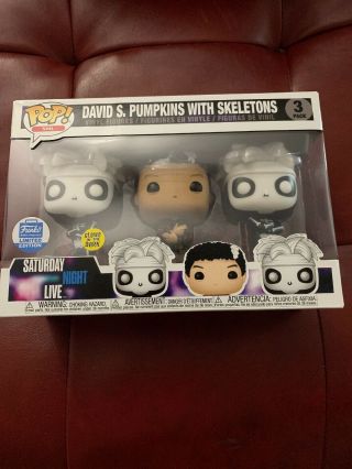 Funko Pop Saturday Night Live - David S Pumpkins With Skeletons 3 - Pack Exclusive