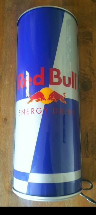 24 Inch Red Bull Energy Drink Can Indoor Lamp 2