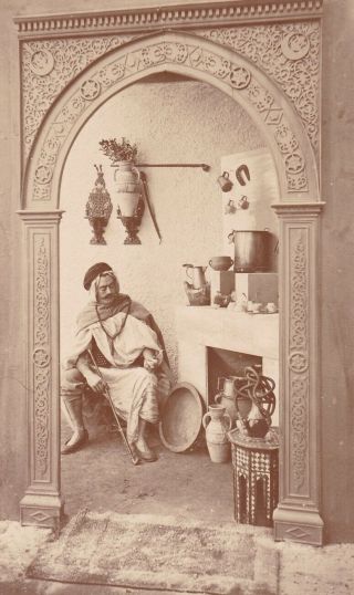 Albumen Photograph Middle East Egypt Or Algeria 1880