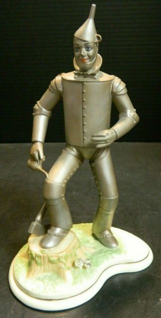 Lenox Wizard Of Oz Tin Man Porcelain Figure 9.  25 " X 5.  5 " X 4 " Very Good Cond