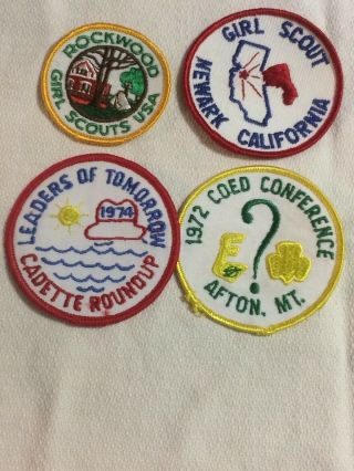 10 Vintage Girl Scout Council Patches 2