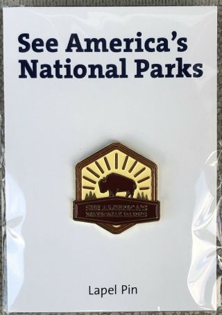 See America’s National Parks Lapel Pin - In Package