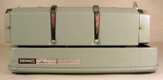 Hermes 3000 Sea Foam Green Typewriter With Hard Case Straight From Local Attic 7