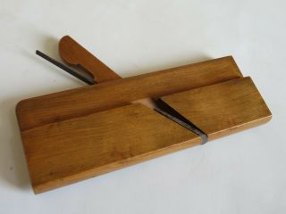 Antique Wood Plane J & L Denison G.  Haring Woodworking Tool (r377)