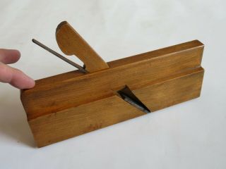 Antique Wood Plane J & L Denison G.  Haring Woodworking Tool (R377) 2