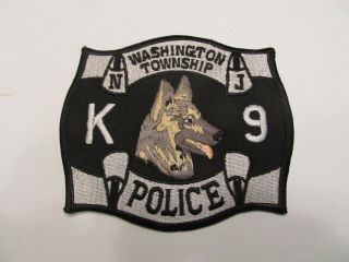 Jersey Washington Police K - 9 Unit Patch Subdued