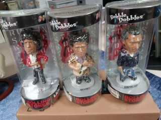 Bobble Dobbles Rolling Stones Bobblehead Licks Tour - Mick,  Keith,  And Charlie