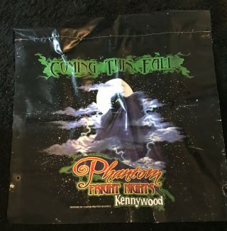Phantom Fright Nights Banner Amusement Park Kennywood Park Vinyl