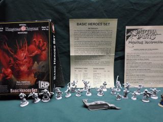 D&d Basic Heroes Miniature Set Dungeons Dragons Very Rare
