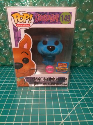 Funko Pop Animation Scooby Doo 149 Flocked (blue) Sdcc 2017 Exclusive /2500