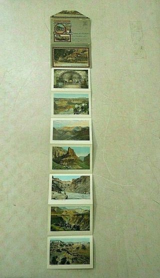Vintage 1940 ' s - 50 ' s? Grand Canyon National Park Fold Out Post Cards 5