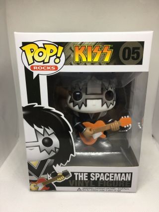 Funko Pop Rocks Kiss - The Spaceman 05 Vaulted Ace Frehley Rare And Retired