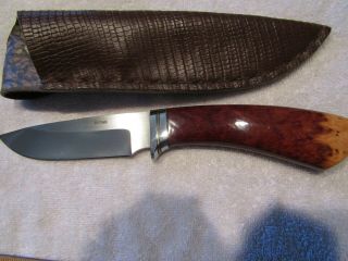 Handmade Custom Fixed Blade Knife.  David Brodziak Hunter.