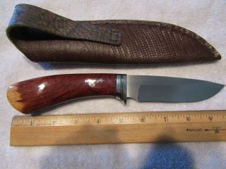 Handmade Custom Fixed Blade Knife.  David Brodziak Hunter. 2